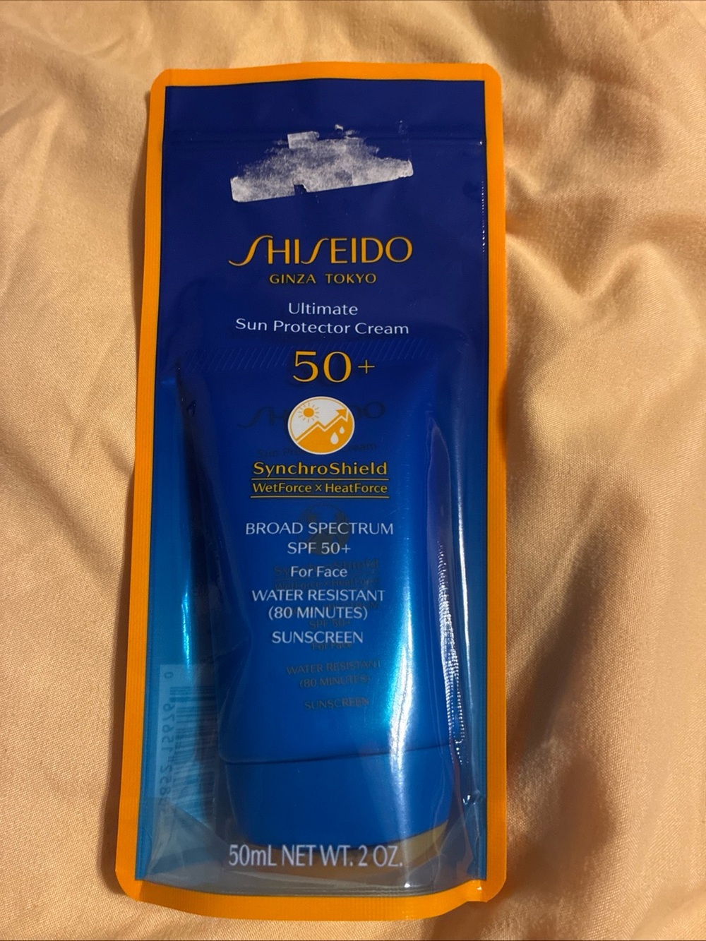 Shiseido ultimate sun protection cream SPF 50+ sunscreen for face